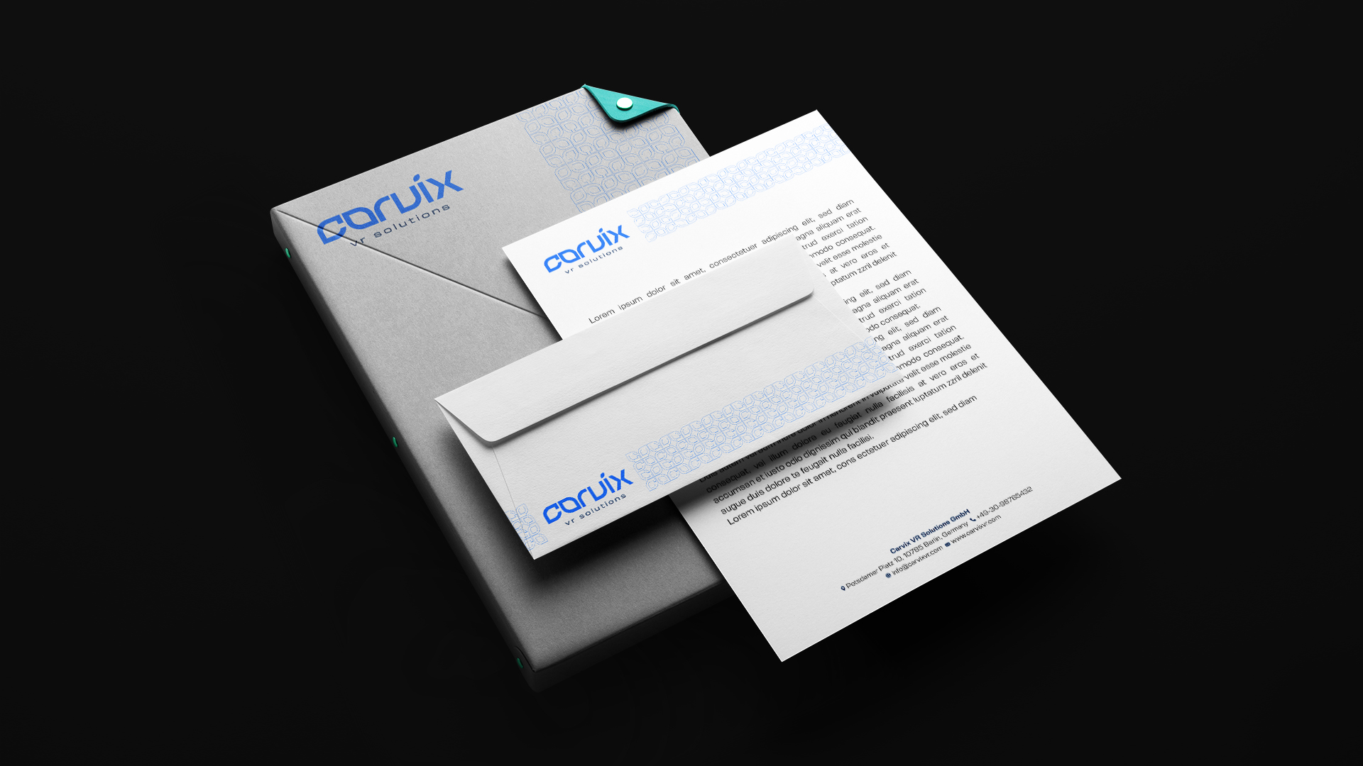 Carvix VR Solutions | Technology And Saas Brand Identity Design & Development | Visual Identity Design